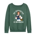 thumbnail image 1 of Disney Princess - Belle My Weekend Is Booked - Women's Lightweight French Terry Long Sleeve Shirt, 1 of 5
