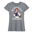 thumbnail image 1 of Disney Princess - Belle My Weekend Is Booked - Women's Short Sleeve Graphic T-Shirt, 1 of 5