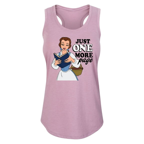 Disney Princess - Belle One More Page - Women's Racerback Tank Top