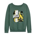 thumbnail image 1 of Disney Princess - Belle Pop  - Women's Lightweight French Terry Long Sleeve Shirt, 1 of 5