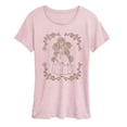 thumbnail image 1 of Disney Princess - Belle Roses - Women's Short Sleeve Graphic T-Shirt, 1 of 3