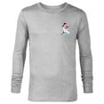 thumbnail image 1 of Disney Princess Belle Small Print - Long Sleeve T-Shirt for Men - Customized-Athletic Heather, 1 of 5