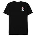 thumbnail image 1 of Disney Princess Belle Small Print - Short Sleeve Blended T-Shirt for Adults - Customized-Black, 1 of 5