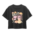 thumbnail image 1 of Disney Princess - Belle Stickers Short Sleeve Boxy Graphic T-Shirt, 1 of 5