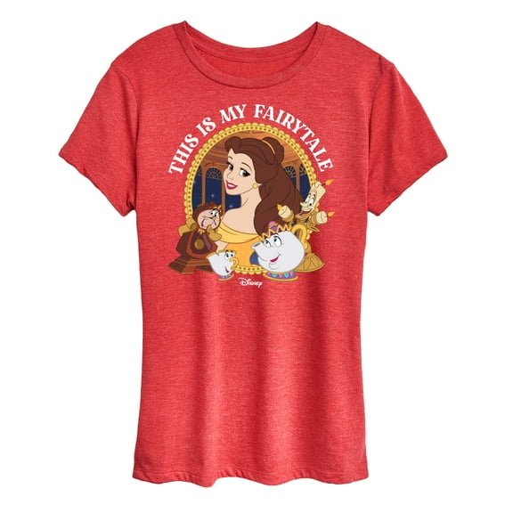 Disney Princess - Belle This Is My Fairytale - Women's Short Sleeve Graphic T-Shirt