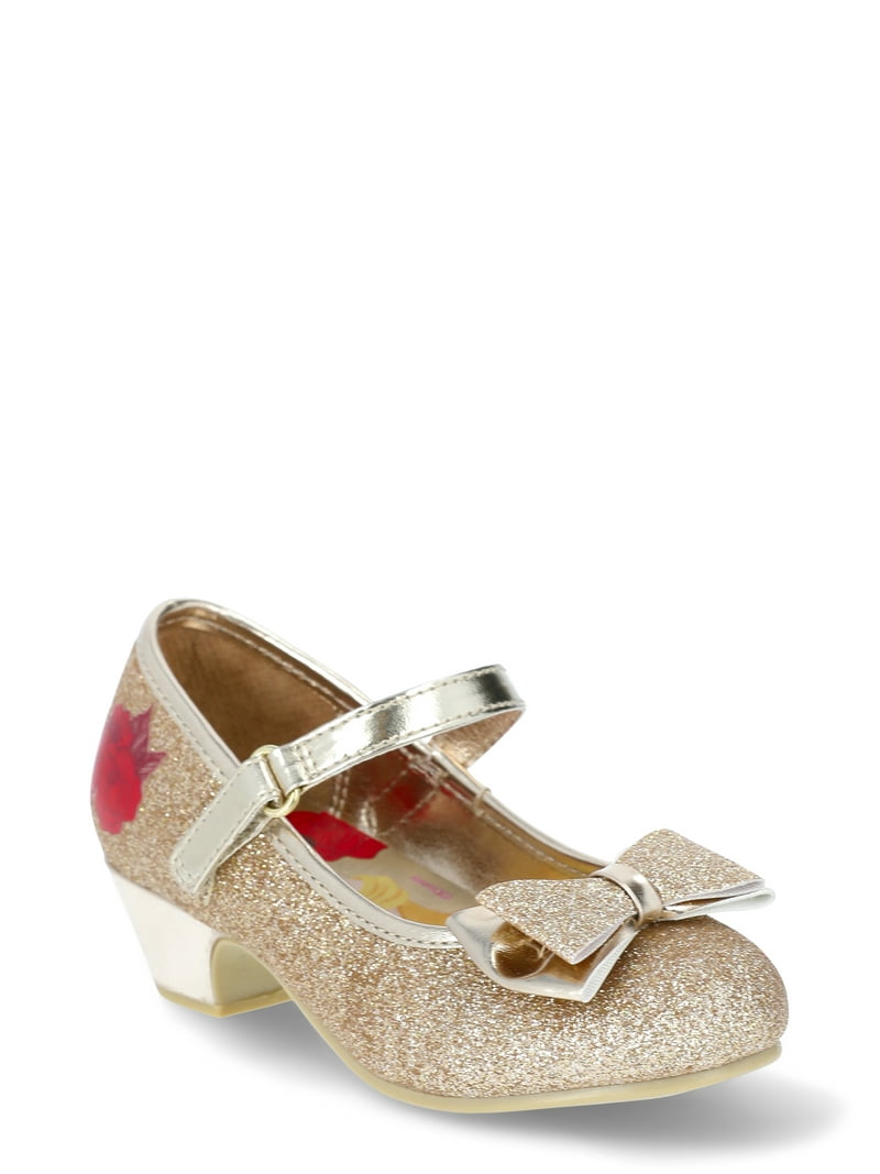 Disney Princess Belle Toddler Girls Low Heel Dress Up Shoes - Walmart.com