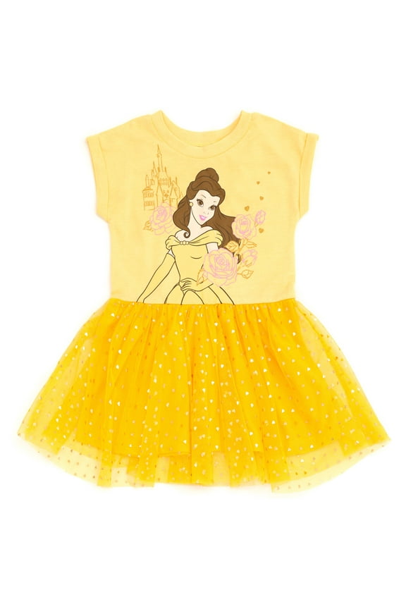 Princess Belle Tulle Dress Toddler to Big Kid