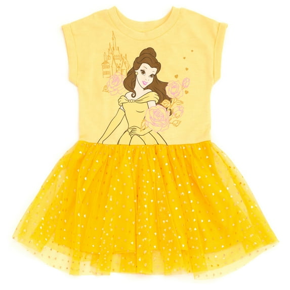 Disney Princess Belle Tulle Dress Toddler to Big Kid
