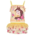 thumbnail image 1 of Disney Princess Belle UPF 50+ Tankini Top and Swim Skirt Swimsuit Set Toddler to Big Kid, 1 of 5