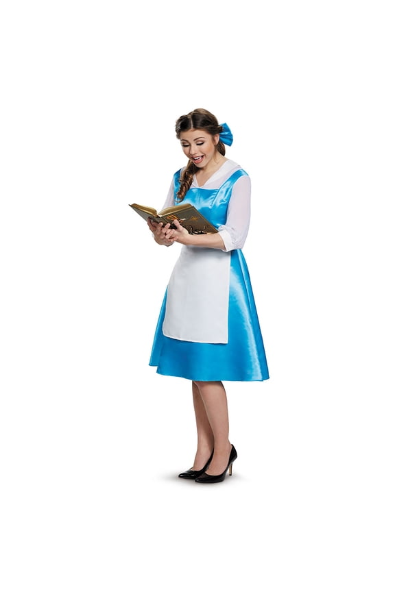 Belle Women's Halloween Fancy-Dress Costume for Adult, S (4-6)