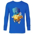 thumbnail image 1 of Disney Princess Belle and Phillipe Adventure Ride - Long Sleeve T-Shirt for Men - Customized-Royal, 1 of 5