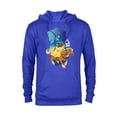 thumbnail image 1 of Disney Princess Belle and Phillipe Adventure Ride - Pullover Hoodie for Adults - Customized-Royal Heather, 1 of 5