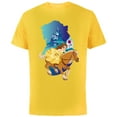 thumbnail image 1 of Disney Princess Belle and Phillipe Adventure Ride - Short Sleeve Cotton T-Shirt for Adults - Customized-Yellow, 1 of 5