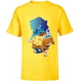 thumbnail image 1 of Disney Princess Belle and Phillipe Adventure Ride - Short Sleeve T-Shirt for Kids - Customized-Yellow, 1 of 5