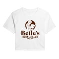 thumbnail image 1 of Disney Princess - Belle's Book Club - Juniors Cropped Graphic T-Shirt, 1 of 4