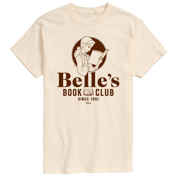 Disney Princess - Belle's Book Club - Men's Short Sleeve Graphic T-Shirt