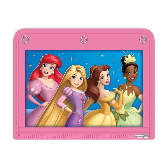 Disney Princess Binder Pouch, Multi-Color, Unisex, 10.5inW x 8.25inH, New, Elementary School