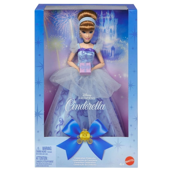Disney Princess Birthday Celebration Cinderella Collectible Fashion Doll, Inspired by Disney Movie