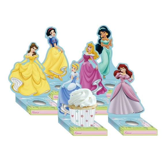 Disney Princess Birthday Party Supplies Paper Cupcake Holder - 6 Count