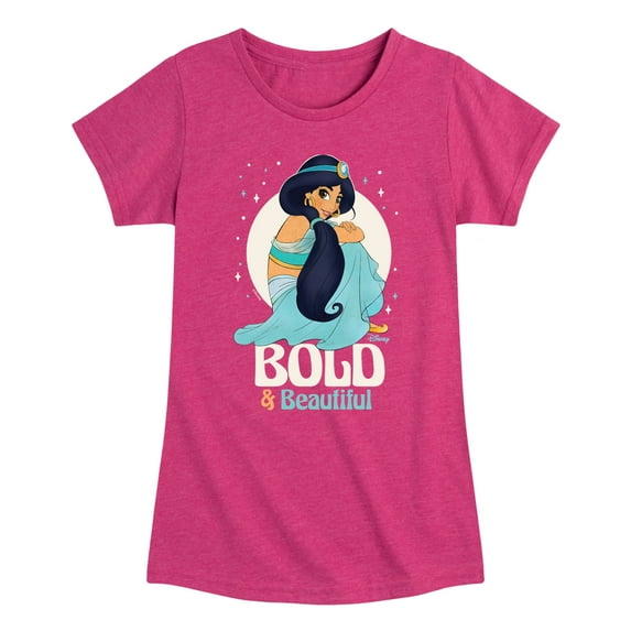 Disney Princess - Bold and Beautiful - Toddler And Youth Girls Short Sleeve Graphic T-Shirt
