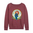 thumbnail image 1 of Disney Princess - Boldly Beautiful - Women's Lightweight French Terry Long Sleeve Shirt, 1 of 5