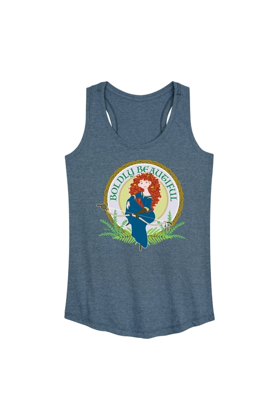 - Boldly Beautiful - Women's Racerback Tank Top