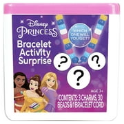UNBRANDED Disney Princess Bracelet Activity Surprise, 30 Plastic Beads, for Ages 3+
