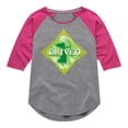 thumbnail image 1 of Disney Princess - Brave; Driven - Toddler & Youth Girls Raglan Graphic T-Shirt, 1 of 5