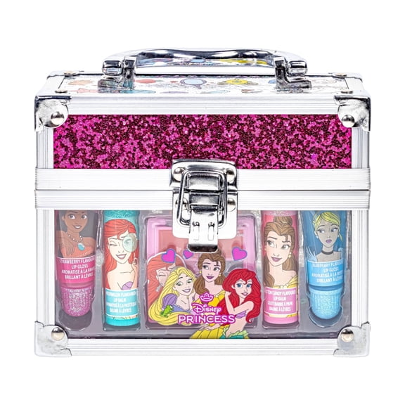 Disney Princess Mini Train Case Lip Gloss Set by Townley Girl