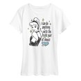 thumbnail image 1 of Disney Princess - Can Do Anything With Shoes - Women's Short Sleeve Graphic T-Shirt, 1 of 5