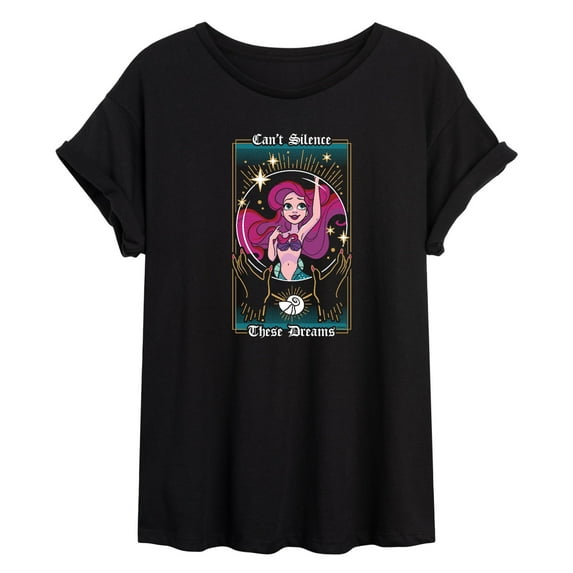 Disney Princess - Can't Silence These Dreams - Juniors Ideal Flowy Muscle T-Shirt