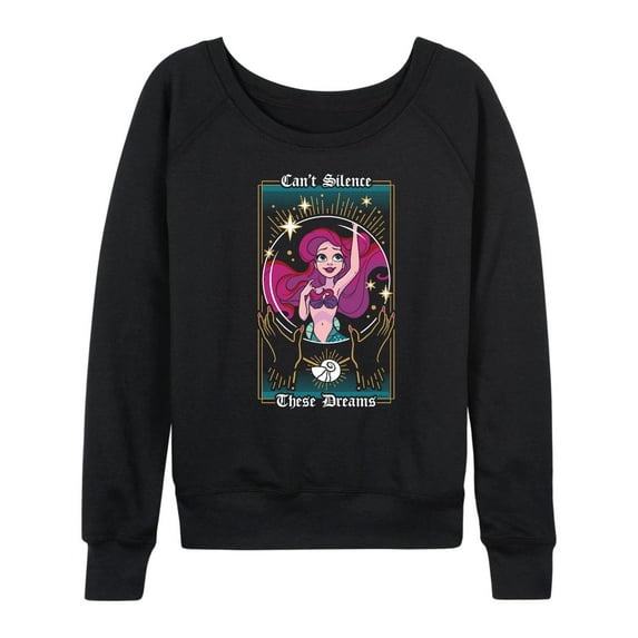 Disney Princess - Can't Silence These Dreams - Women's Lightweight French Terry Long Sleeve Shirt