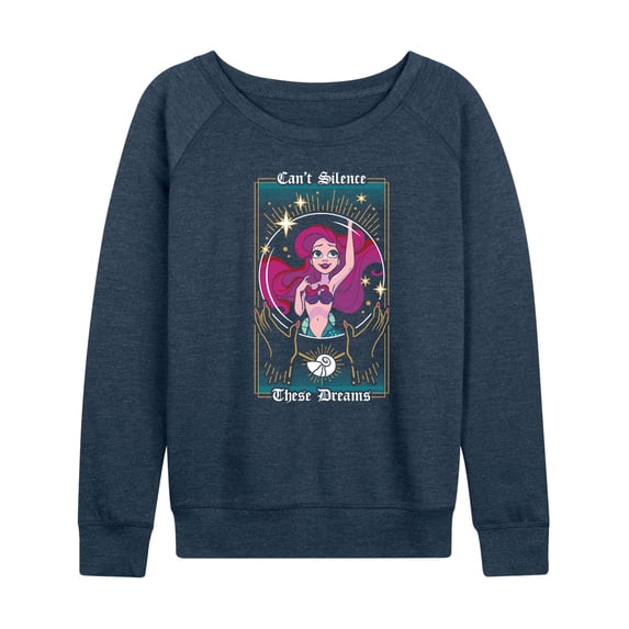 Disney Princess - Can't Silence These Dreams - Women's Lightweight French Terry Long Sleeve Shirt