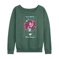 thumbnail image 1 of Disney Princess - Can't Silence These Dreams - Women's Lightweight French Terry Long Sleeve Shirt, 1 of 5