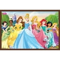 thumbnail image 1 of Disney Princess - Castle Lawn Group Wall Poster, 22.375" x 34", Framed, 1 of 2