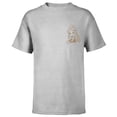 thumbnail image 1 of Disney Princess Celebration Minimalist Belle Coner Art - Short Sleeve T-Shirt for Kids - Customized-Athletic Heather, 1 of 5