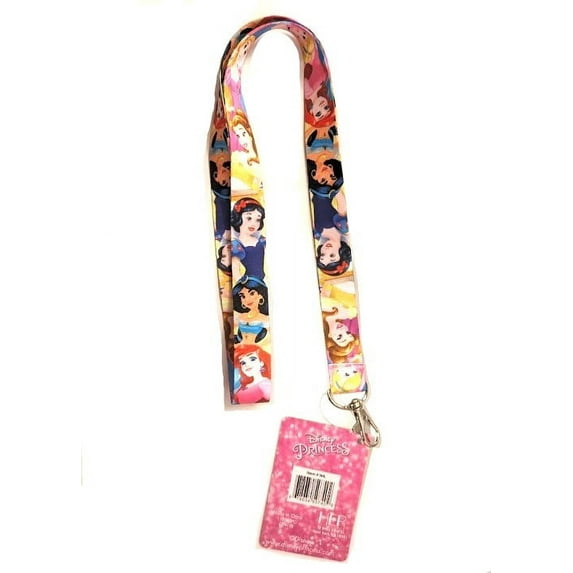 Disney Princess Characters Lanyard Keychain holder