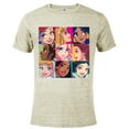 thumbnail image 1 of Disney Princess Characters Pop Art Grid - Short Sleeve Blended T-Shirt for Adults - Customized-Yellow, 1 of 5