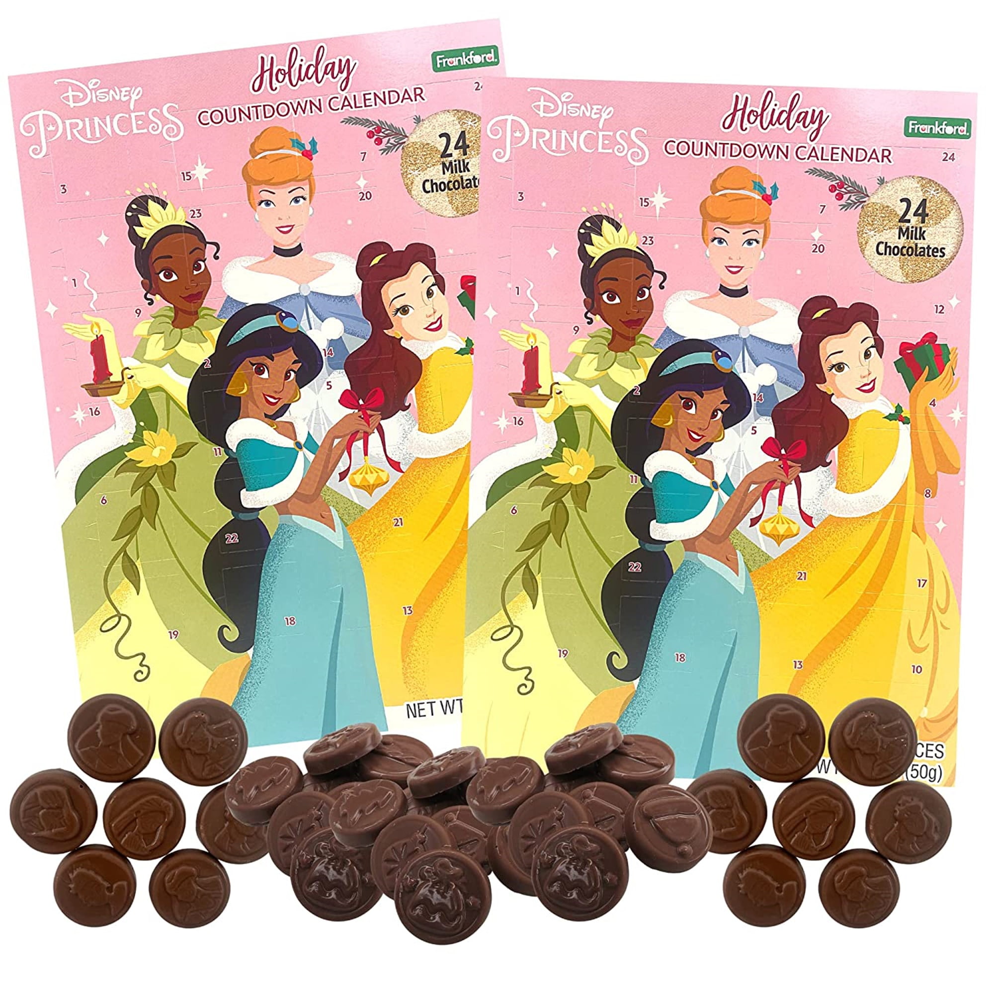 Disney Princess Chocolate Advent Calendar 2022 Countdown to Christmas