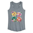 thumbnail image 1 of Disney - Princess Christmas Grid - Women's Racerback Tank Top, 1 of 5