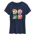 thumbnail image 1 of Disney - Princess Christmas Grid - Women's Short Sleeve Graphic T-Shirt, 1 of 5