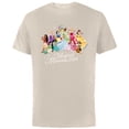 thumbnail image 1 of Disney Princess Christmas Holiday Magical Memories 2024 - Short Sleeve Cotton T-Shirt for Adults - Customized-Natural, 1 of 5