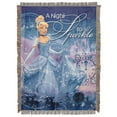 thumbnail image 1 of Disney Princess Cinderella A Night To Sparkle Metallic Tapestry Throw Blanket, 48 x 60 inches, 1 of 1