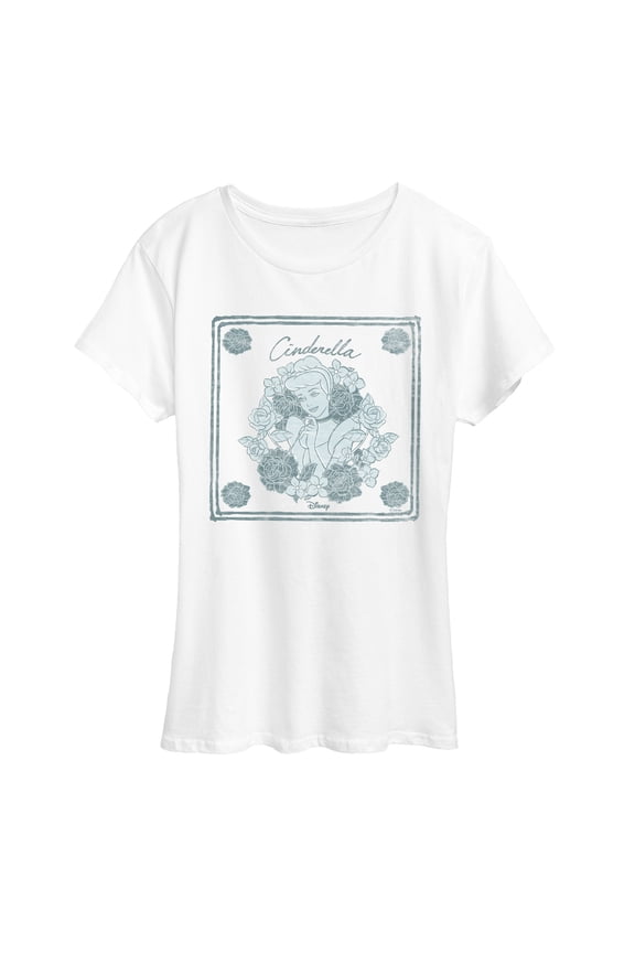 - Cinderella Flowers - Women's Short Sleeve Graphic T-Shirt
