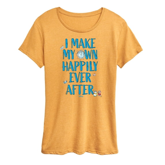 Disney Princess - Cinderella Happily Ever After - Women's Short Sleeve Graphic T-Shirt