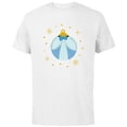 thumbnail image 1 of Disney Princess Cinderella Holiday Christmas Ornament - Short Sleeve Cotton T-Shirt for Adults - Customized-White, 1 of 5