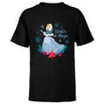 thumbnail image 1 of Disney Princess Cinderella Holiday Christmas Winter Magic - Short Sleeve T-Shirt for Kids - Customized-Black, 1 of 5