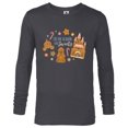 thumbnail image 1 of Disney Princess Cinderella Holiday Gingerbread Season Sweets - Long Sleeve T-Shirt for Men - Customized-Charcoal Heather, 1 of 5