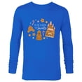 thumbnail image 1 of Disney Princess Cinderella Holiday Gingerbread Season Sweets - Long Sleeve T-Shirt for Men - Customized-Navy, 1 of 5