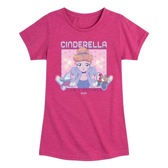 Disney Princess - Cinderella I Am A Dreamer - Toddler & Youth Girls Short Sleeve T-Shirt